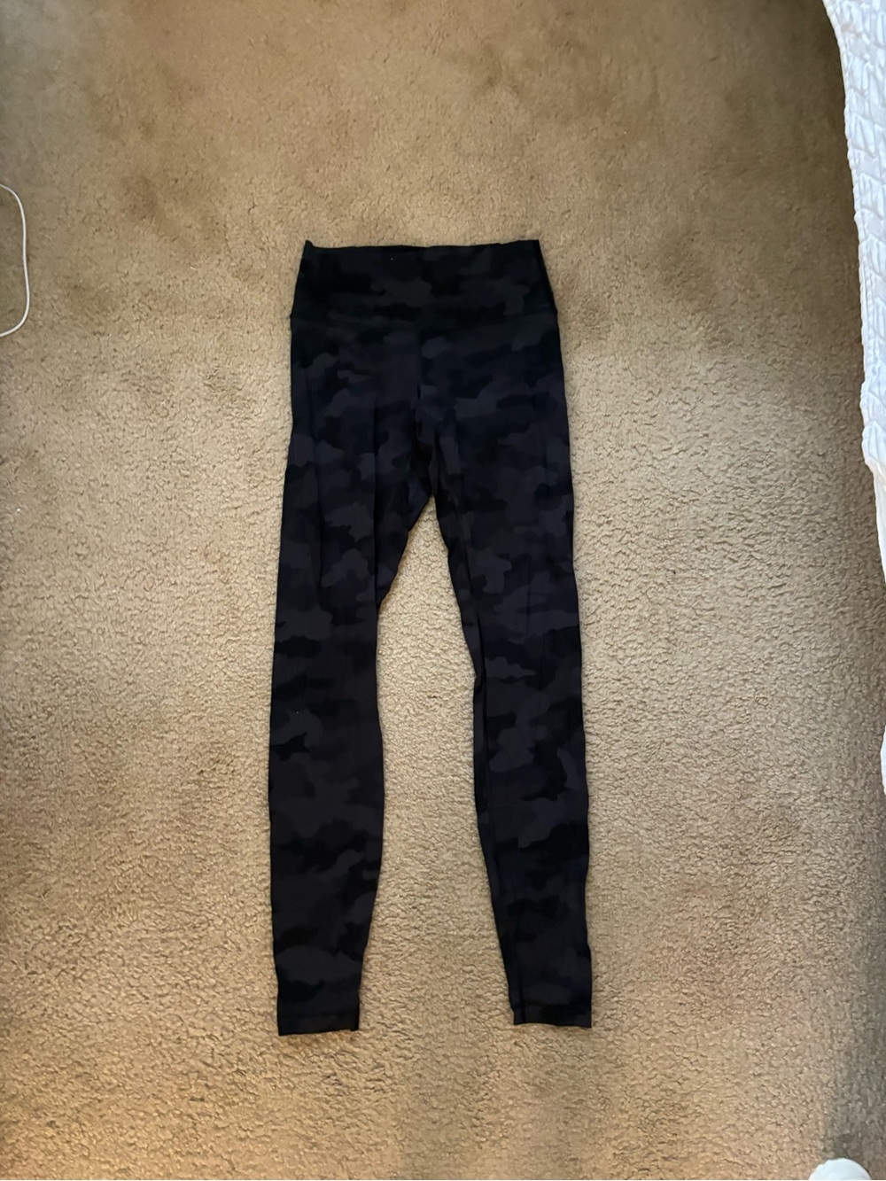 lululemon athletica Black Camo High-Rise Leggings